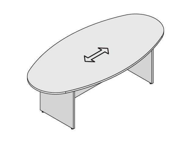 Овальный конференц-стол