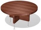 стол для совещания 'круглый' 1300 - столешница деревянная